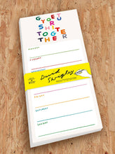 Load image into Gallery viewer, David Shrigley Weekly Planner - Get Your Shit Together