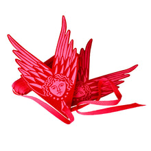 Load image into Gallery viewer, Cambridge Imprint 5 Gift Tags - Fancy Suffolk Angel in Plum Pudding