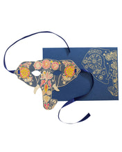 Load image into Gallery viewer, Elephant Mask Greeting Card by East End Press