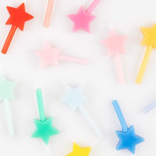Load image into Gallery viewer, Meri Meri 12 Birthday Candles - Rainbow Stars