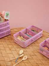 Load image into Gallery viewer, Rice DK - Metal Tray With 3 Compartments - Pink
