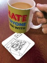 Load image into Gallery viewer, David Shrigley Coaster - Sleep On the Floor