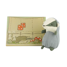 Load image into Gallery viewer, Nutshell Toys - Sooty The Badger In Tent Box