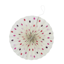 Load image into Gallery viewer, Rice DK - Set Of 8 Paper Fans - Pink