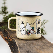 Load image into Gallery viewer, *MOOMIN | Enamel XL Mug | Campers | 0.80L
