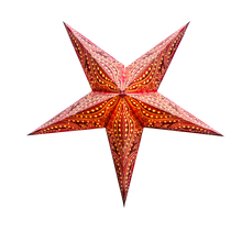 Load image into Gallery viewer, Paper Star Lantern - Fantasia Scarlet