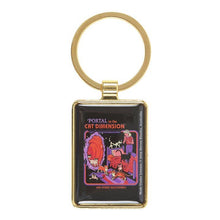 Load image into Gallery viewer, The Cat Dimension Keyring by Steven Rhodes