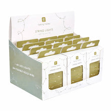 Load image into Gallery viewer, Talking Tables Gold LED String Lights - 3m