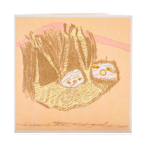 Sloth Greetings Card by Arthouse