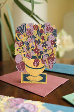 Load image into Gallery viewer, East End Press Greeting Card - Bloomsbury Ochre Vase