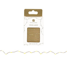 Load image into Gallery viewer, Talking Tables Gold LED String Lights - 3m