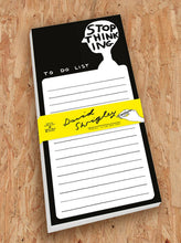 Load image into Gallery viewer, David Shrigley Weekly Planner - Stop Thinking