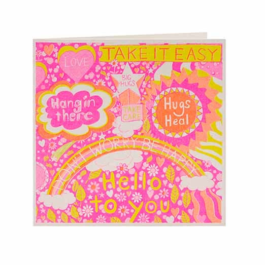 Take It Easy Greeting Card by Arthouse