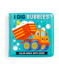 Load image into Gallery viewer, Colour Magic Bath Book - I Dig Bubbles