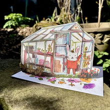 Load image into Gallery viewer, Laura Skilbeck Greetings Card - Greenhouse