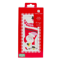 Load image into Gallery viewer, Santa Long Lunch Paper Napkins by Talking Tables