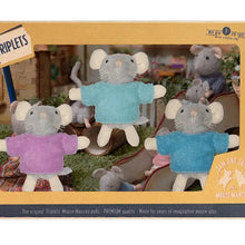 Load image into Gallery viewer, Sam & Julia Plush Mouse 8cm - Triplets