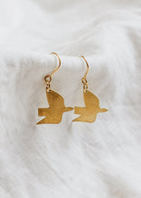Load image into Gallery viewer, Pivot Brass Earrings - Dove