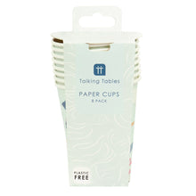 Load image into Gallery viewer, Make Waves Mermaid Paper Cups - 8 Pack by Taking Tables