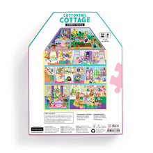 Load image into Gallery viewer, Cottontail Cottage 100 Piece House-shaped Puzzle (Jigsaw Products)