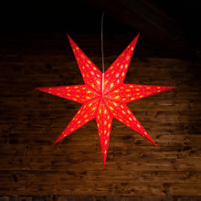 Load image into Gallery viewer, Paper Star Lantern - Spirit Red