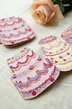 Load image into Gallery viewer, East End Press Concertina Greeting Card - Birthday Cake