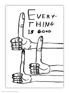 David Shrigley Notebook - A6 - Everything is Good