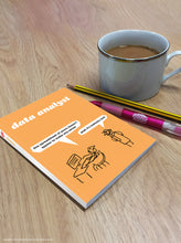 Load image into Gallery viewer, Modern Toss Data Analyst  Notebook - A6
