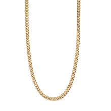 Load image into Gallery viewer, FUCHSIA Recycled Curb Chain Necklace, Gold Plated by Pilgrim
