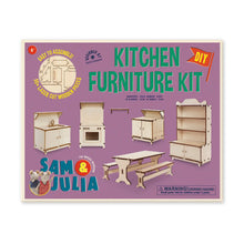 Load image into Gallery viewer, Sam & Julia Kids Diy Dollhouse Furniture Kit - Kitchen (Scale 1:12)