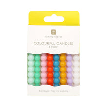 Load image into Gallery viewer, Talking Tables Candles - Colourful Bobble