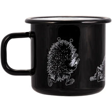 Load image into Gallery viewer, Muurla Enamel Moomin Mug 3.7dl - Stinky Black