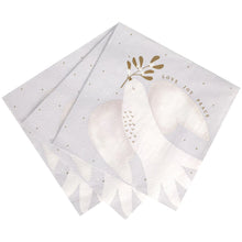 Load image into Gallery viewer, Dove With Mistletoe Eco Napkins by Talking Tables