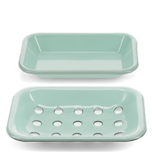 Load image into Gallery viewer, Enamel Soap Dish - Green