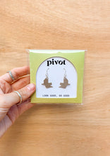 Load image into Gallery viewer, Pivot Brass Earrings - Dove