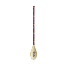 Load image into Gallery viewer, Melamine Latte Spoon  - Purple Raccoon Nathalie Lete Print by Rice DK