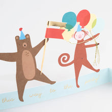 Load image into Gallery viewer, Meri Meri - Concertina Card Animal Parade
