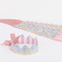 Load image into Gallery viewer, Meri Meri Liberty Print - 8 Party Crowns