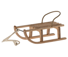 Load image into Gallery viewer, Maileg - Wooden Sled - Mouse