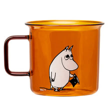 Load image into Gallery viewer, Muurla Original Glass Mug 35cl  - Moonin Amber
