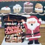 Load image into Gallery viewer, Laura Skilbeck Christmas Card - Santa In Chimney