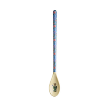 Load image into Gallery viewer, Melamine Latte Spoon  - Blue Tiger Nathalie Lete Print by Rice DK