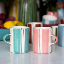 Load image into Gallery viewer, Musango Demi Mug Twin Stripe - Rose