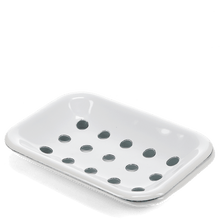 Load image into Gallery viewer, Enamel Soap Dish - White