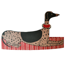 Load image into Gallery viewer, Giant Mantelpiece Menagerie Card - The Dog by Cambridge Imprint
