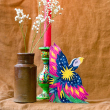 Load image into Gallery viewer, Decorative Parrot Die Cut Greetings Card by Hutch Cassidy