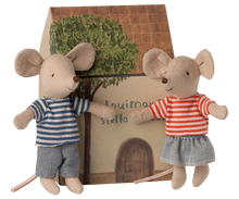 Load image into Gallery viewer, Maileg LouiMax and Stella - Little Brother and Sister Mice