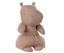 Load image into Gallery viewer, Maileg Safari Friends - Small Hippo With Short - Soft Rose