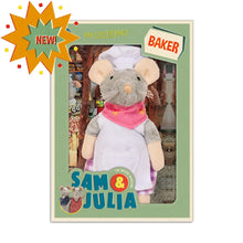 Load image into Gallery viewer, Sam & Julia Plush Mouse 12cm - Baker