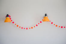 Load image into Gallery viewer, Pom Pom Garland - Festival Pink and Orange
